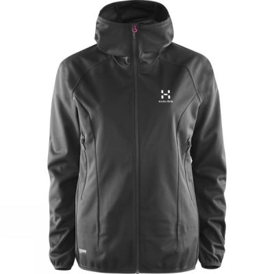 Chaquetas Haglofs Mistral Hood Mujer Negras - Chile ICE724509